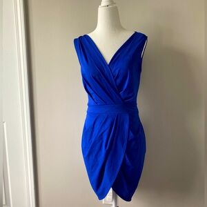 Royal blue dress